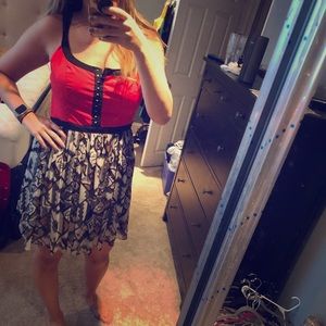 BB Dakota red party dress size 8